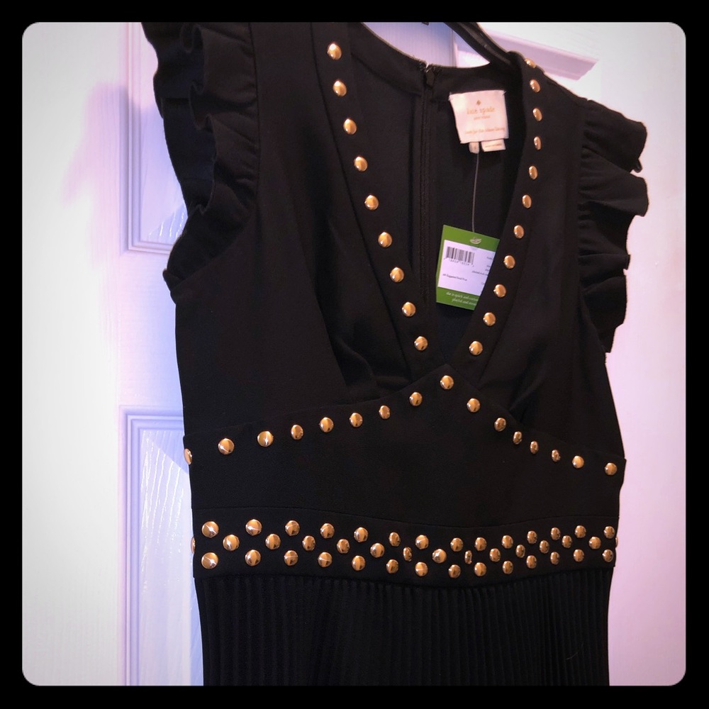 Black Studded Kate Spade Dress